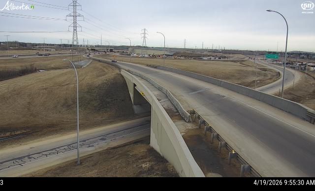 Hwy 216 & Whitemud Drive Interchange — NB, East side of HWY