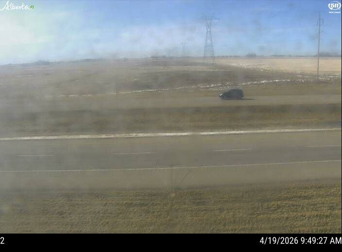 Hwy 1: West of Highway 9 near Chestermere — North side of HWY