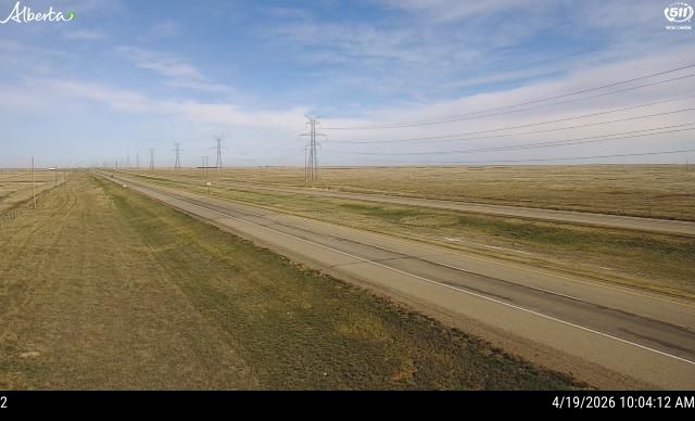Hwy 1: East of Hwy 876 near Tilley — South side of HWY