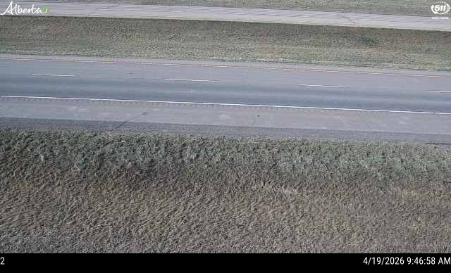 Hwy 1: East of Hwy 36 near Brooks — North side of HWY