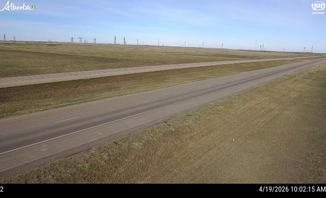 Hwy 1: East of Hwy 36 near Brooks — North side of HWY