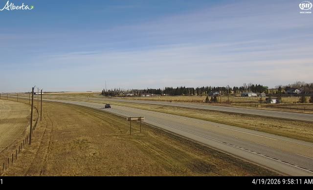Hwy 2: South of Jct. 519 near Granum — West side of HWY