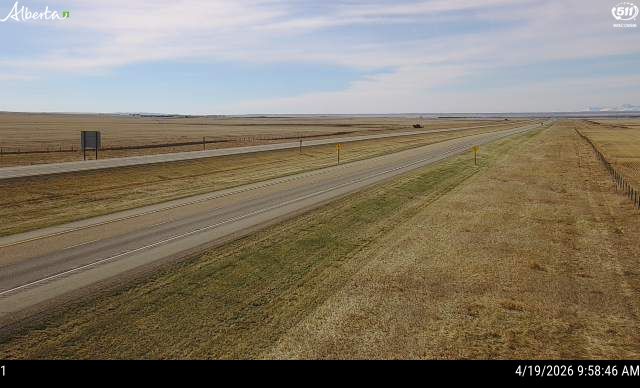 Hwy 2: South of Jct. 519 near Granum — West side of HWY