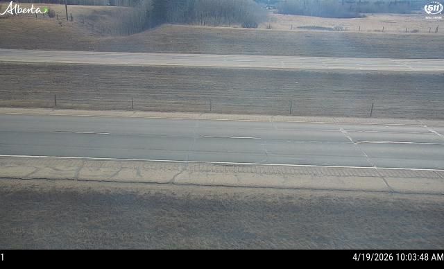 Hwy 2: North of Morningside Overpass near Ponoka — West side of HWY