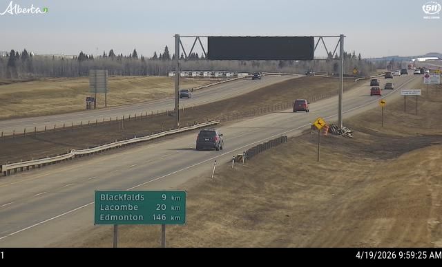 Hwy 2: North of Hwy 11A Red Deer — NB, East side of HWY