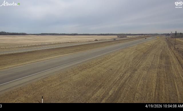 Hwy 2: South of Hwy 13 near Wetaskiwin — NB, East side of HWY