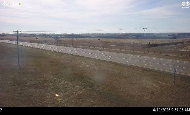 Hwy 3: 3.4km West of Whitney Road near Monarch — Median of HWY