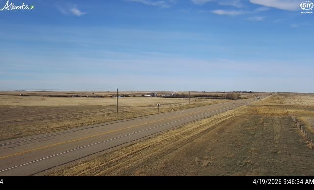 Hwy 3: 1.4km West of Whitla Road — North side of HWY