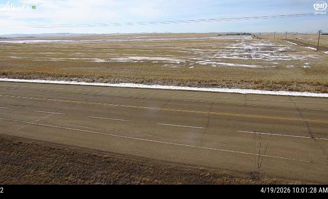 Hwy 9: 10km west of Drumheller — North side of HWY
