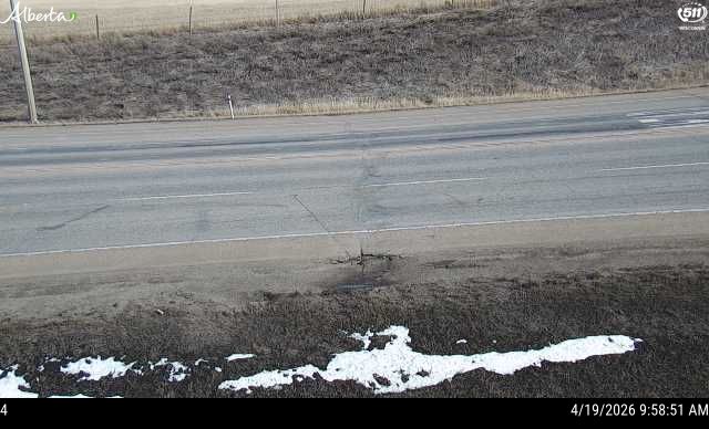 Hwy 9: near Morrin — South side of HWY