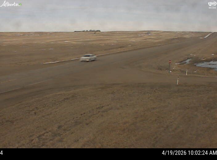 Hwy 9: near Craigmyle — North side of HWY