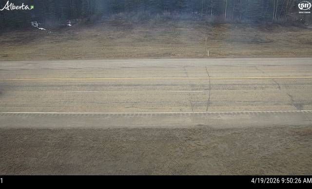 Hwy 16: East of the Jasper Park Gate — South side of HWY