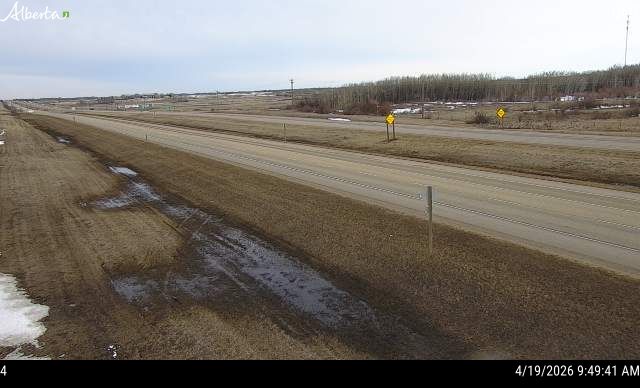 Hwy 16: East of Jct Hwy 15 near Mundare — South side of HWY