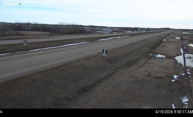 Hwy 16: East of Jct Hwy 15 near Mundare — EB, South side of HWY