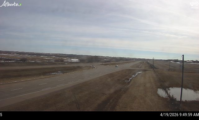 Hwy 16: East of Hwy 36 near Lavoy — South side of HWY