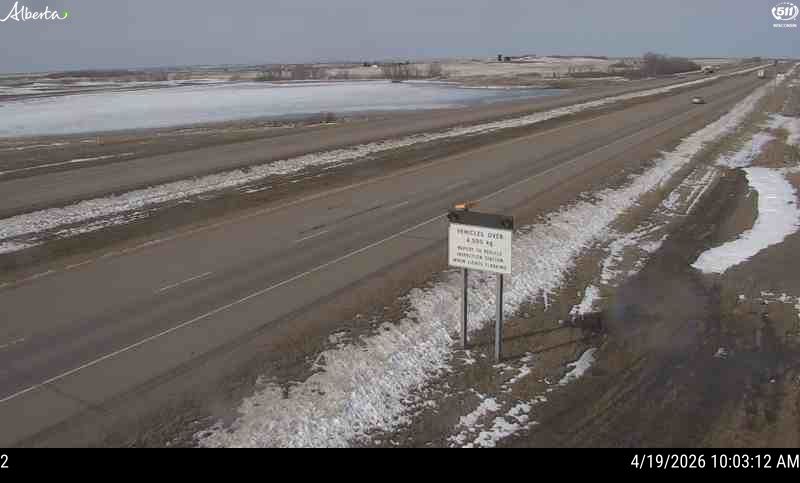 Hwy 16: East of Hwy 41 near Vermilion  — North side of HWY