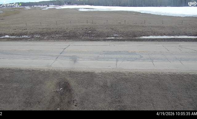 Hwy 43: East of Alberta/BC border near Demmit — North side of HWY