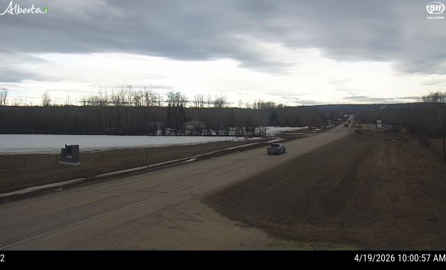 Hwy 43: East of Alberta/BC border near Demmit — North side of HWY