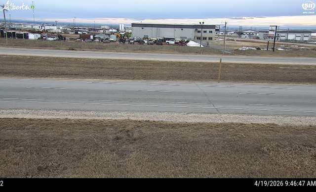 Hwy 43: East of Range Road 53 near Grande Prairie — North side of HWY