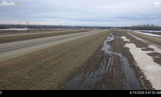 Hwy 43: South of Twp Rd 700 near Valleyview — West side of HWY