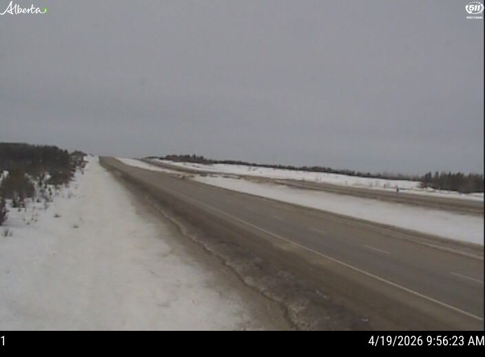 Hwy 63: approx. 94km S of Fort McMurray near Mariana Lake — East side of HWY