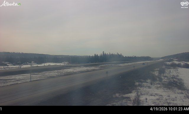 Hwy 63: Supertest Hill, North of Fort McMurray — West side of HWY
