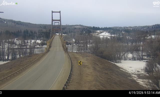 Hwy 2: North Side Dunvegan Bridge — North side of HWY