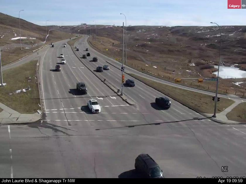 John Laurie Blvd / Shaganappi Trail NW — NW