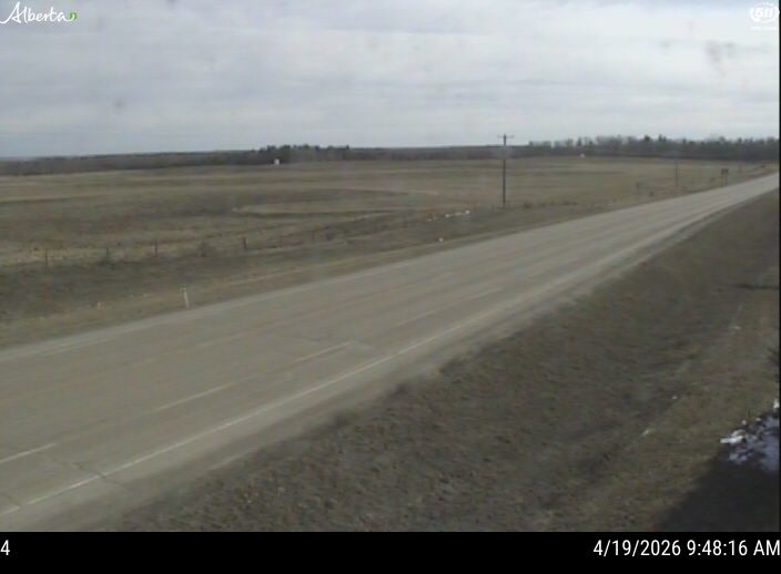 Hwy 11: at RR65 east of Rocky Mountain House — South side of HWY