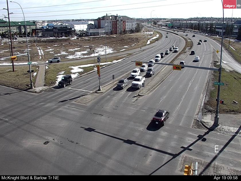 McKnight Boulevard / Barlow Trail NE — NE