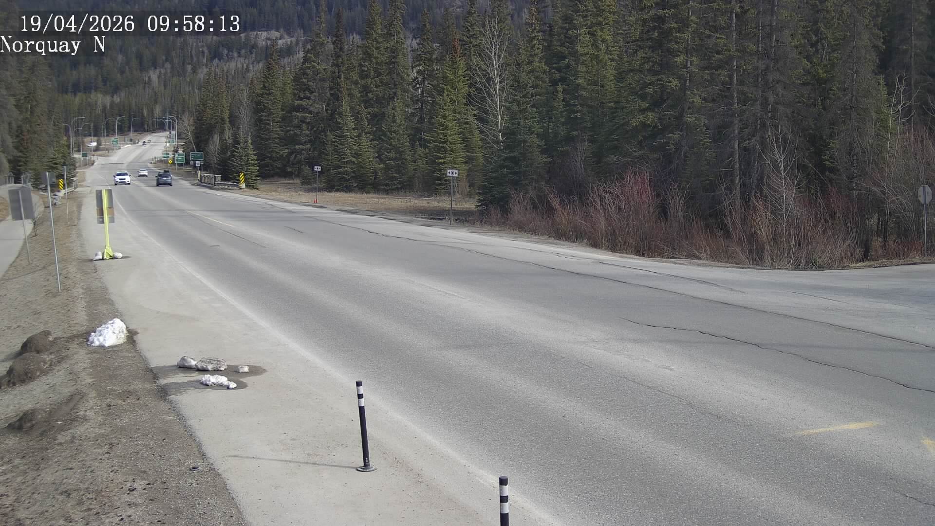 Mt Norquay Road N at the Fenlands — Road