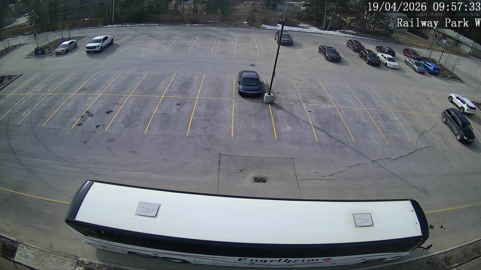 Banff Train Station Park W — Parking Lot