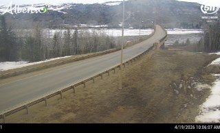 Hwy 2: South Side Dunvegan Bridge  — South side of HWY