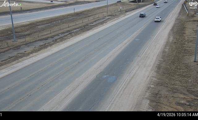 Hwy 216: Anthony Henday Drive and Stony Plain Road West Interchange — SB,  West side of HWY