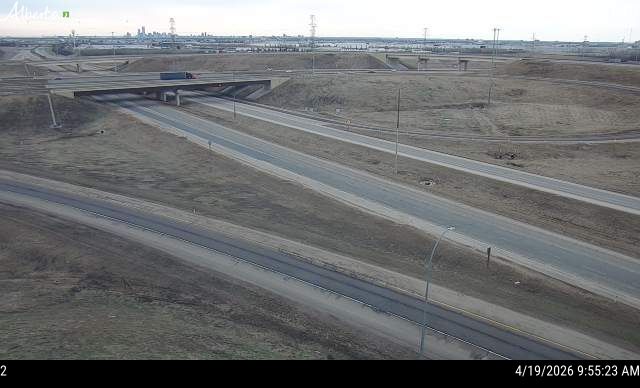 Hwy 216: Anthony Henday Drive and Yellowhead Trail West Interchange — SB Ramp, East side of Ramp