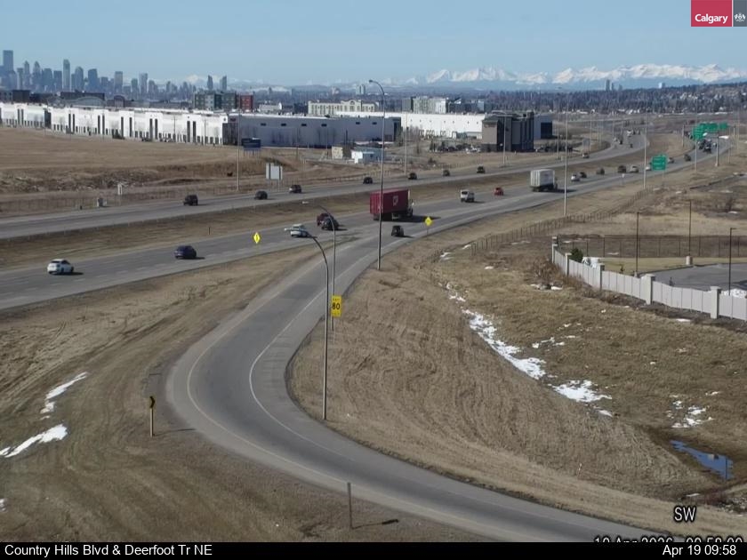 Country Hills Blvd and Deerfoot Trail NE
