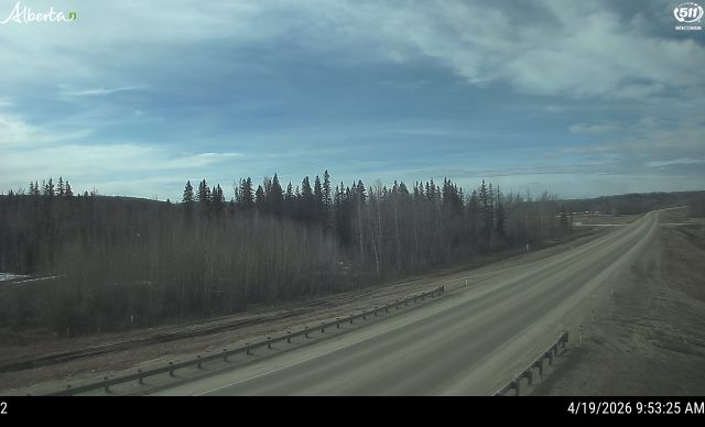 Hwy 22: Drayton Valley Bridge — SWB, NW side of HWY