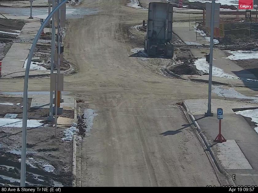 80 Ave and Stoney Trail NE — 80 Ave and Stoney Trail NE (East)