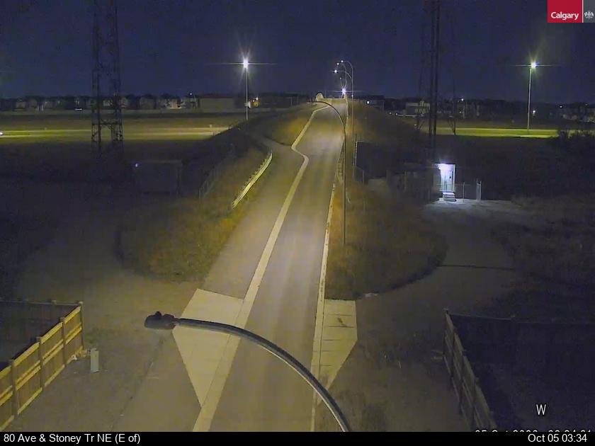 80 Ave and Stoney Trail NE (East)