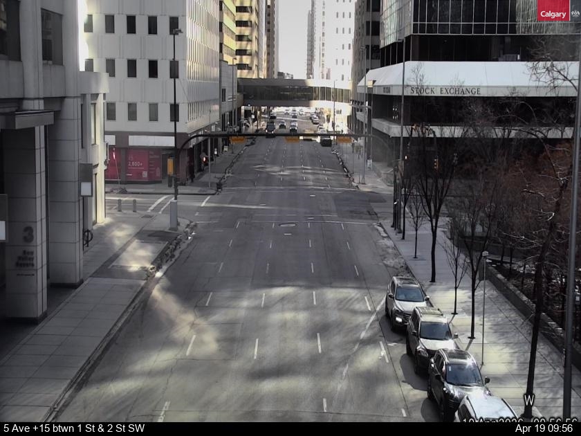 5 Avenue btw 1 Street & 2 Street SW — 5 Avenue btw 1 Street & 2 Street SW