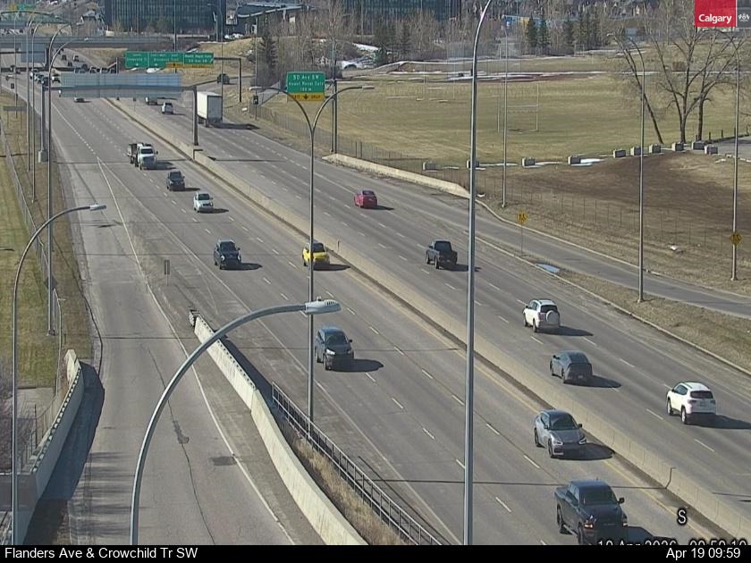Flanders Avenue / Crowchild Trail SW — Flanders Avenue / Crowchild Trail SW
