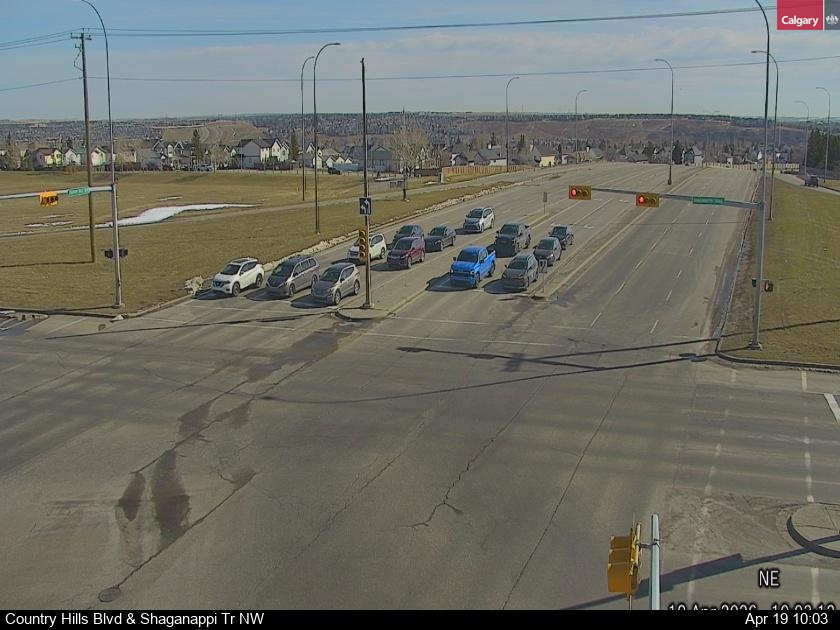 Country Hills Bv / Shaganappi Tr NW — Country Hills Bv / Shaganappi Tr NW