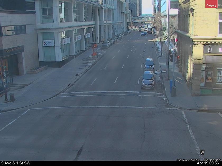 9 Avenue and 1 Street SW — 9 Avenue and 1 Street SW