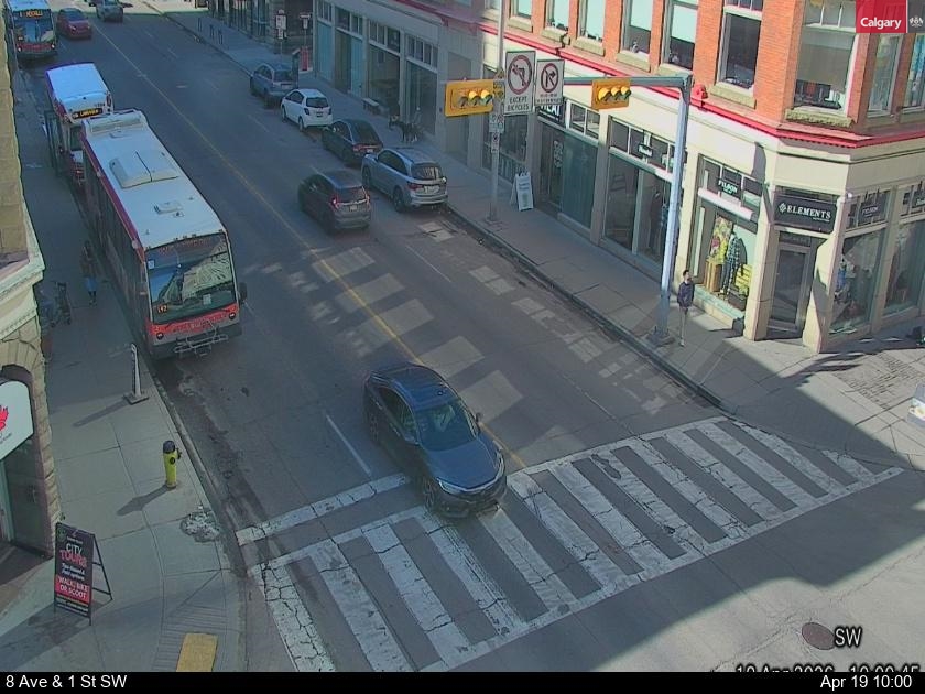 8 Avenue and 1 Street SW — 8 Avenue and 1 Street SW