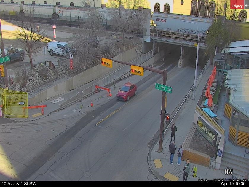 10 Avenue and 1 Street SW — 51.043289