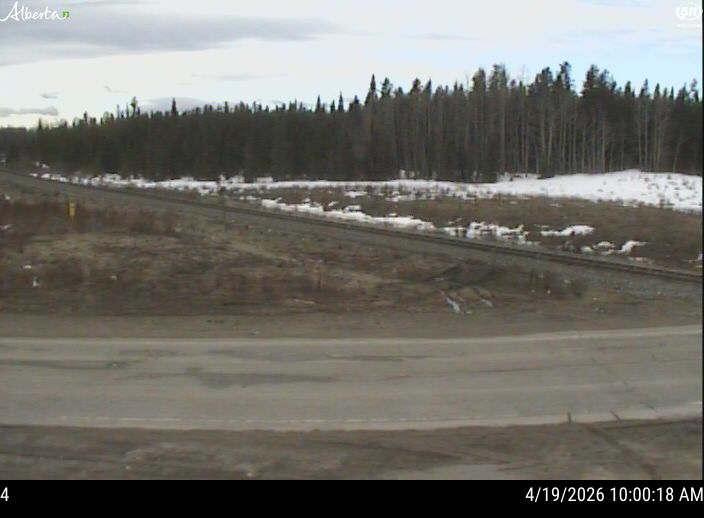 Hwy 40 & North of Hay River Road near Hinton —  North side of HWY