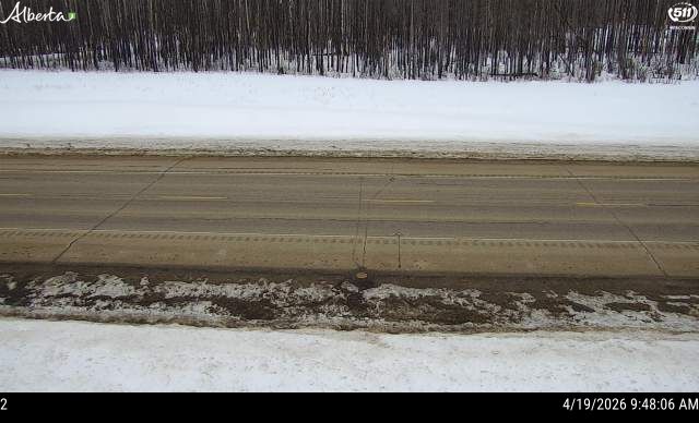 Hwy 58: 10 km East of Rainbow Lake — North side of HWY