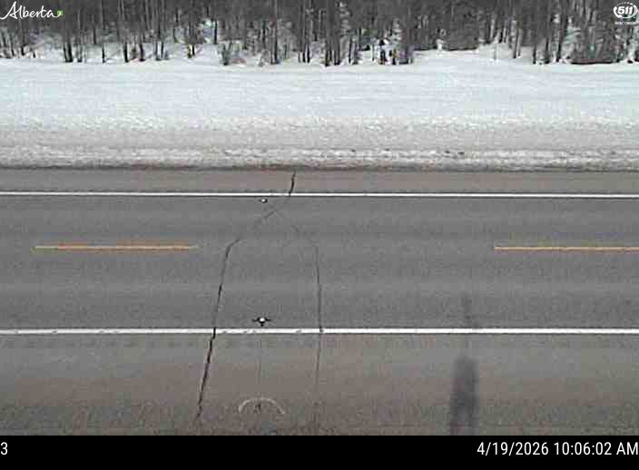 Hwy 88: 24km North of Red Earth Creek  — East side of HWY