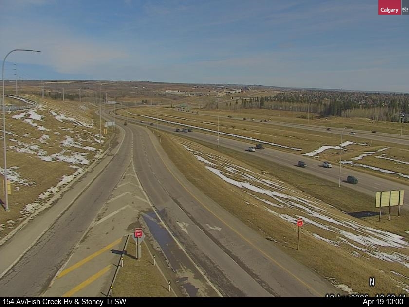 Fish Creek Bv & Stoney Trail SW — Hwy 201: Stoney Trail at Fish Creek SW