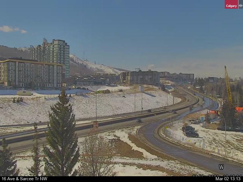 Traffic Cam Sarcee Trail / 16 Avenue NW